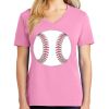 Ladies Core Cotton V Neck Tee Thumbnail
