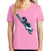 Ladies Core Cotton V Neck Tee Thumbnail