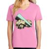 Ladies Core Cotton V Neck Tee Thumbnail