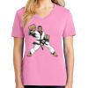 Ladies Core Cotton V Neck Tee Thumbnail