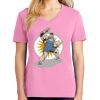 Ladies Core Cotton V Neck Tee Thumbnail