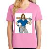 Ladies Core Cotton V Neck Tee Thumbnail