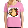 Ladies Core Cotton V Neck Tee Thumbnail
