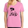 Ladies Core Cotton V Neck Tee Thumbnail