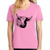 Ladies Core Cotton V Neck Tee Thumbnail