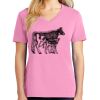 Ladies Core Cotton V Neck Tee Thumbnail