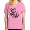Ladies Core Cotton V Neck Tee Thumbnail