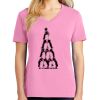 Ladies Core Cotton V Neck Tee Thumbnail