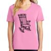 Ladies Core Cotton V Neck Tee Thumbnail