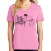 Ladies Core Cotton V Neck Tee Thumbnail