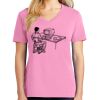 Ladies Core Cotton V Neck Tee Thumbnail
