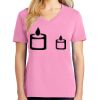Ladies Core Cotton V Neck Tee Thumbnail