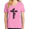 Ladies Core Cotton V Neck Tee Thumbnail