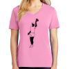 Ladies Core Cotton V Neck Tee Thumbnail