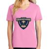 Ladies Core Cotton V Neck Tee Thumbnail