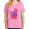 Ladies Core Cotton V Neck Tee Thumbnail