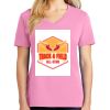 Ladies Core Cotton V Neck Tee Thumbnail