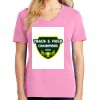 Ladies Core Cotton V Neck Tee Thumbnail