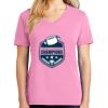 Ladies Core Cotton V Neck Tee Thumbnail