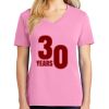 Ladies Core Cotton V Neck Tee Thumbnail