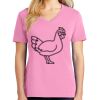 Ladies Core Cotton V Neck Tee Thumbnail