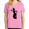 Ladies Core Cotton V Neck Tee Thumbnail