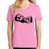 Ladies Core Cotton V Neck Tee Thumbnail