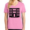 Ladies Core Cotton V Neck Tee Thumbnail