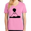Ladies Core Cotton V Neck Tee Thumbnail