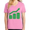 Ladies Core Cotton V Neck Tee Thumbnail