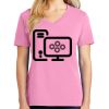 Ladies Core Cotton V Neck Tee Thumbnail