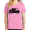 Ladies Core Cotton V Neck Tee Thumbnail