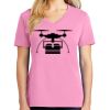 Ladies Core Cotton V Neck Tee Thumbnail