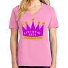 Ladies Core Cotton V Neck Tee Thumbnail