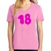 Ladies Core Cotton V Neck Tee Thumbnail