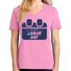 Ladies Core Cotton V Neck Tee Thumbnail