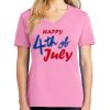 Ladies Core Cotton V Neck Tee Thumbnail