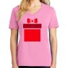 Ladies Core Cotton V Neck Tee Thumbnail