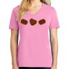 Ladies Core Cotton V Neck Tee Thumbnail
