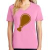 Ladies Core Cotton V Neck Tee Thumbnail