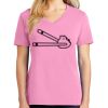 Ladies Core Cotton V Neck Tee Thumbnail