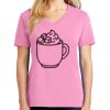 Ladies Core Cotton V Neck Tee Thumbnail