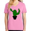 Ladies Core Cotton V Neck Tee Thumbnail
