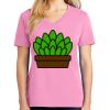 Ladies Core Cotton V Neck Tee Thumbnail