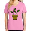 Ladies Core Cotton V Neck Tee Thumbnail
