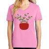 Ladies Core Cotton V Neck Tee Thumbnail