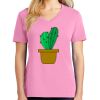 Ladies Core Cotton V Neck Tee Thumbnail