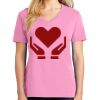 Ladies Core Cotton V Neck Tee Thumbnail