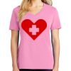 Ladies Core Cotton V Neck Tee Thumbnail