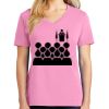 Ladies Core Cotton V Neck Tee Thumbnail